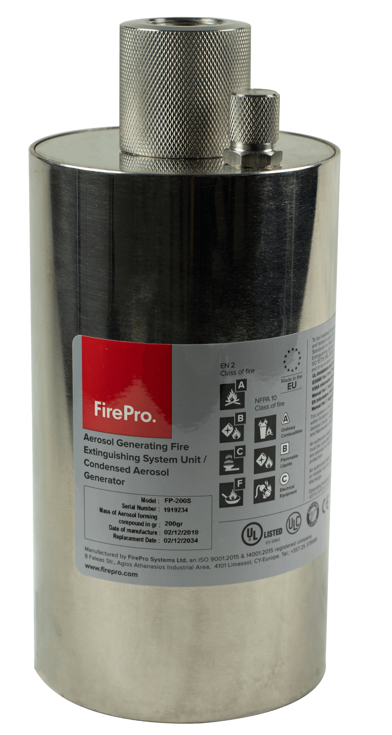 Aerosol Fire Extinguishing Generator FP-200S