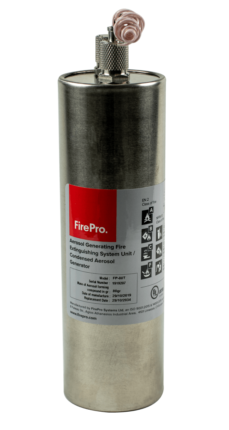 Aerosol Fire Extinguishing Generator FP-80T