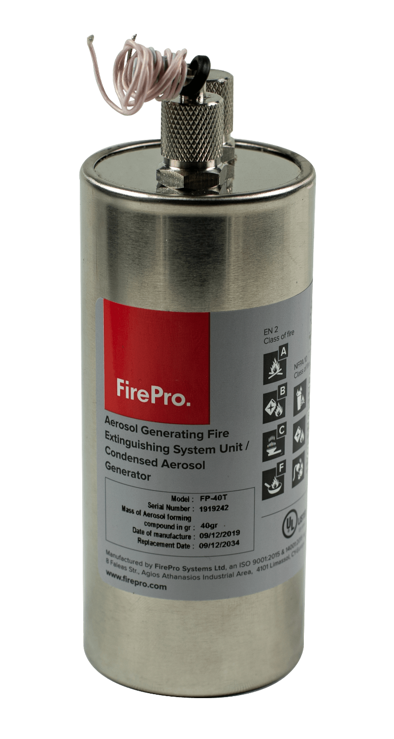 Aerosol Fire Extinguishing Generator FP-40T