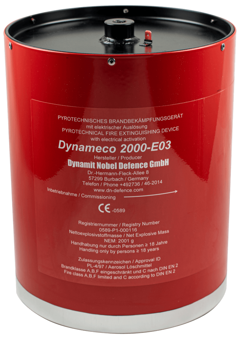 Aerosol Löschgenerator Dynameco 2000-E03