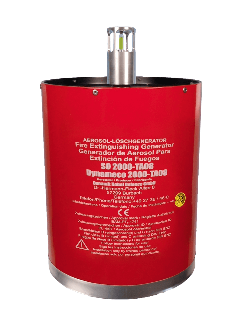 Aerosol Löschgenerator Dynameco 2000-TA08